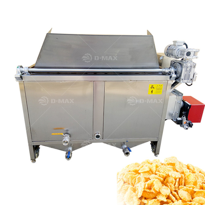 Τροφείο 50kg/ώρα χωρητικότητα συνεχείς νουγκέτ κοτόπουλου βαθύ τηγανίτη με απόδοση