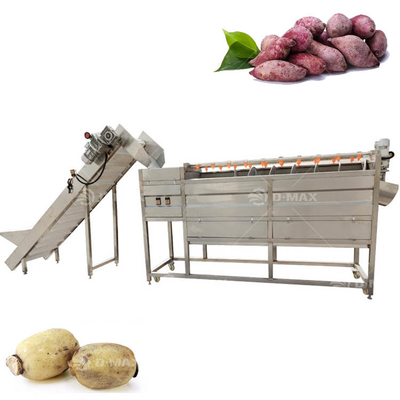 Πλήρως αυτόματη μηχανή πλύσης φρούτων 250 KG για καθαρισμό λαχανικών