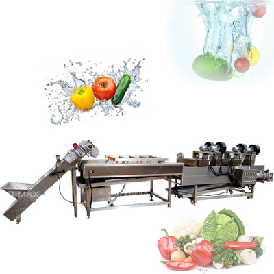 Πλήρως αυτόματη μηχανή πλύσης φρούτων 250 KG για καθαρισμό λαχανικών