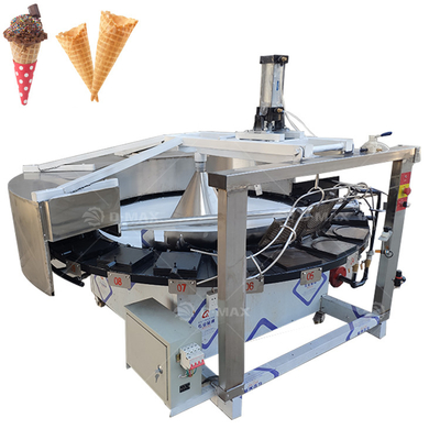 300pcs / h χωρητικότητα Ηλεκτρική / Gas Crispy Biscuit Roll Maker για νόστιμα Wafer Biscuits