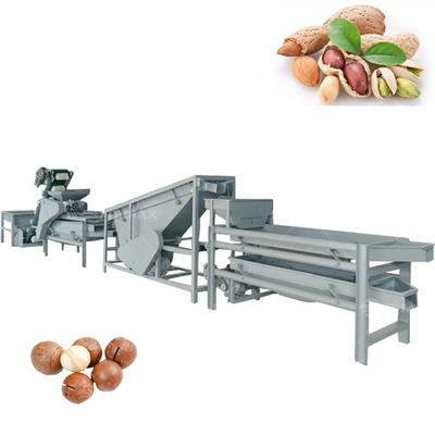 Αυτόματη μηχανή απολέπισης καρπών Walnut Batam Hazelnut Almond για εργοστάσιο επεξεργασίας καρπών