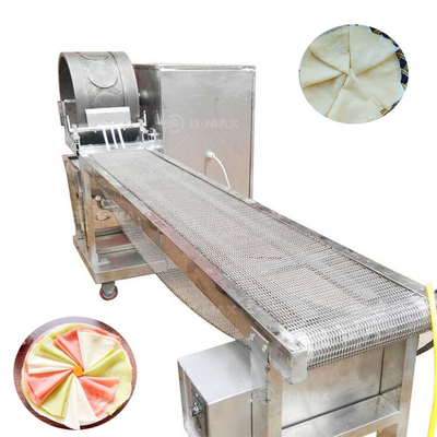 4500*660*890mm Επαγγελματική μηχανή υψηλής ταχύτητας για την κατασκευή περιτυλίγματος κυλίνδρων Durian Crepe