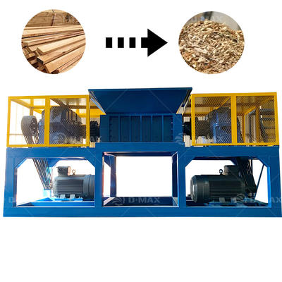 7.5kW Δύναμη Παλιό Τυρί Shredder για Μεγάλη χωρητικότητα Steel Bar Color Steel Tile Ανακύκλωση