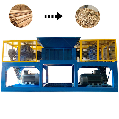 Αλουμινίου κονσέρβες θρυμματισμού Scrap Metal Twin Shaft Shredder με πολυλειτουργικά χαρακτηριστικά