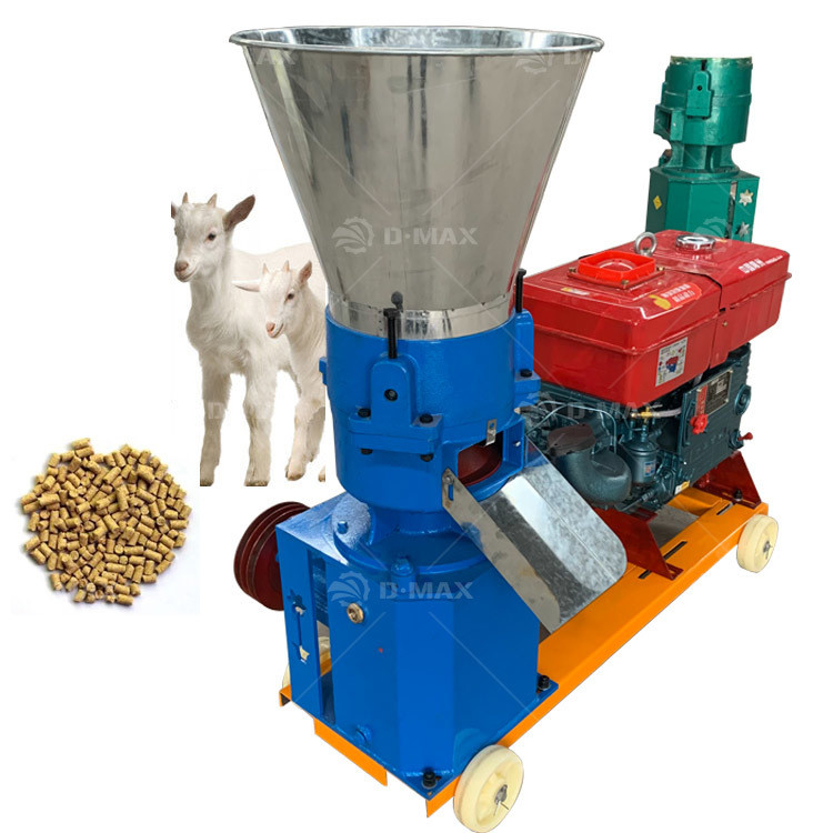 220v/380v Voltage Mini Animal Feed Pellet Machine για την παραγωγή πουλερικών και χοίρων
