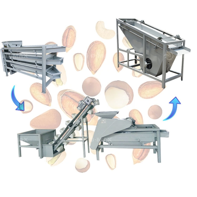 Μηχανή επεξεργασίας καρύδας γραμμή 280 KG κατάλληλη για καρύδια φιστίκια αμύγδαλα καστανιό