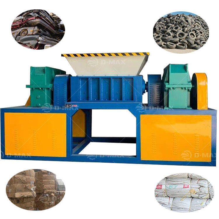 7.5kW Δύναμη Παλιό Τυρί Shredder για Μεγάλη χωρητικότητα Steel Bar Color Steel Tile Ανακύκλωση
